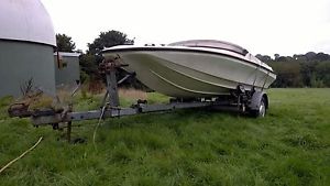 Speedboat and Trailer