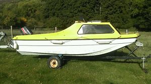 15ft Fishing Boat With Outboard 25hp Mariner
