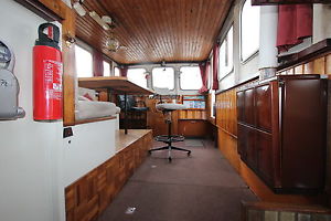 Very unusual big bright and spacious Widebeam liveaboard cruising houseboat