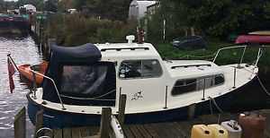 COLVIC WATSON 23 FISHING LEISURE SEA GOING BOAT 4 BERTHWITH 1.5 BMC DIESEL