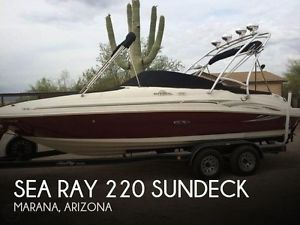 2006 Sea Ray 220 Sundeck Used