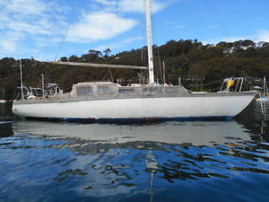 Buchanan 35ft classic yacht  full restoration needed (pittwater NSW) No reserve!