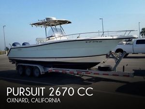 2005 Pursuit 2670 CC Used