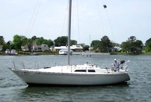 30 FT C & C RED WING SAILBOAT> SAILS FAST @ 12+ KNOTS_SOLID BUILT
