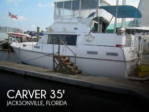 1988 Carver 3607 Aft Cabin