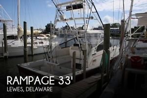 1990 Rampage 33 Sport Fisher Used