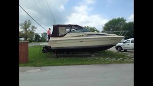 1984 270 sea ray sundancer, 610 hours