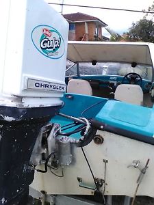 Boat fiberglass whiteline tracer 4.3 meter