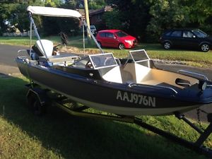 1968 MFG 16" Tri Hull, BOW Rider boat - with 90hp Johnson ALL REGISTERED & Ready