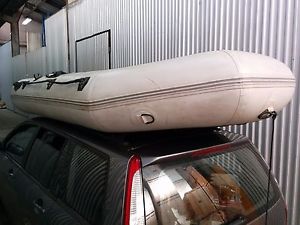 Rubber boat and motor