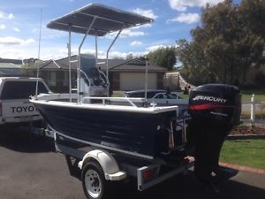 Aluminium centre console Brooker boat tinnie tinny 50 Mercury