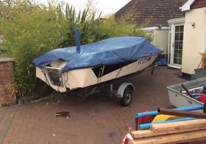 boat project,speedboat,with trailer and outboard