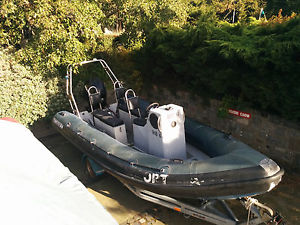 5.8m Tornado Rib, 115 HP Mercury Outboard and Trailer