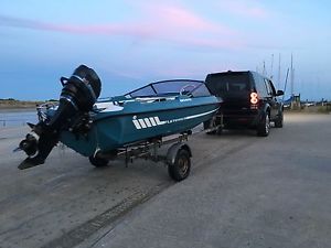 Fletcher Arrowflyte Bravo 14ft 80hp Mercury speedboat boat