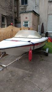 FLETCHER Arrow Speedboat With Snipe Trailer & 65HP Mercury Blueband Outboard