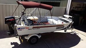 385 Aluminium Explorer - 15hp Mercury Motor. Lake Heights