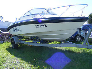 HALFCAB  FIBREGLASS BOAT AMERICAN IMPORT 5.8 MTR 130 HP YAMAHA SELL SWAP