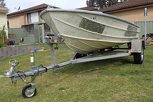 Savage Aluminium Fishing Boat Tinny 3.7 Metre