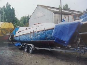 Sailing Boat On Trailer