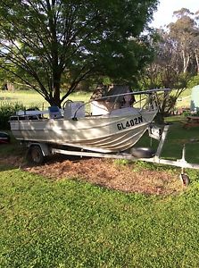14 foot Clark runabout tinny Mercury 50 Not Johnson or quintrex