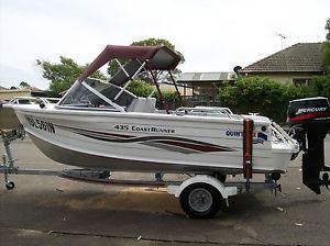 Quintrex 435 Coast Runner 2005 Millennium Hull Aluminium Boat **No Reserve**