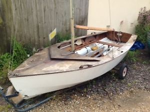 Enterprise Wooden Sailing Dinghy