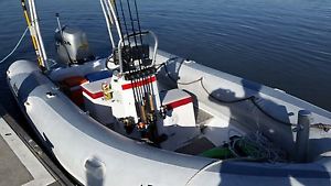 Aqua Pro 17ft Inflatable RIB 90HP Honda Outboard, Zodiac, Brigg, Gemini, Tinny