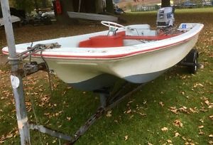 Dell Quay Dory 13 and 20HP Evinrude