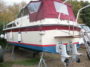 fairline mirage family cabin cruiser with h/c water and shower