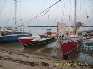 Trimaran sailing ship. Reburbishment ongoing. lot includes tools