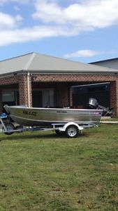 Quintrex 400 Dart Tinnie boat 4mtr haines savage stegcraft  #NO RESERVE#