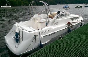 BOAT SEALINE 210 QS CRUISER TWIN AXLE TRAILER