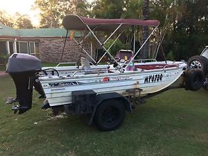 445 Savage V-Punt 40Hp Mariner 4Stroke Dunbier Trailer
