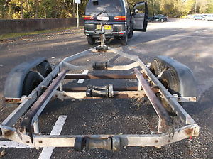 BOAT TRAILER, TWIN WHEELED FOR 18/21 FT POWERBOAT