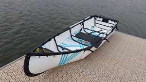 MyDinghy PLUS - origami foldable tender dingy fishing boat with row locks & oars
