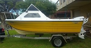 Half cabin boat fiberglass boat