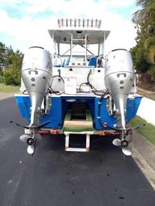 6.3m markum dominator  twin 90 honda 4 strokes