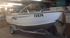 2008 Stacer Estuary Master 449 Boat,Mercury 40 HP EFI 4 stroke motor & trailer