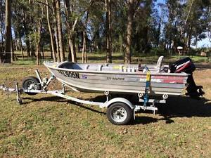 3.75m Aluminium Bermuda tinny with 30ph Mercury Reliable Package