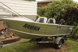 Quintrex Dart 15hp Mercury motor and trailer.