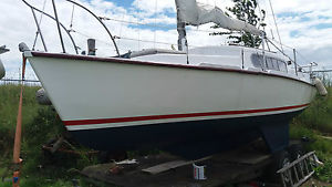 snapdragon 23 4 berth bilge keel sail boat on trailer