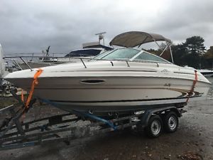 BOAT SEA RAY 215 CRUISER TWIN AXLE TRAILER