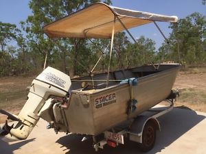 Stacer 455 Mantaray Boat, trailer & 50hp Johnson motor