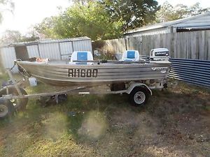 Horizon 3.5M Dinghy with 25hp Johnson and trailer