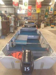 Boat WITH  motor and trailer with 12 months rego
