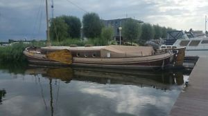 Iron Dutch Barge (Tjalk) Houseboat with Residential Mooring