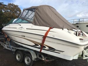 BOAT SEA RAY 215 CRUISER TWIN AXLE TRAILER