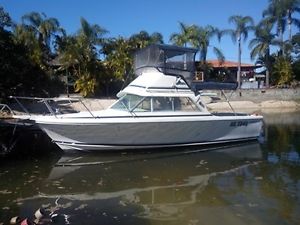 bertram 25ft flybridge boat