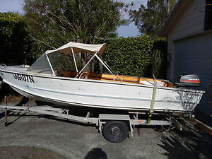 Aluminium Hull 15HP Mariner Motor with trailer all registered