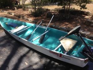 14 ft Bass catcher fibreglass with 3hp electric motor